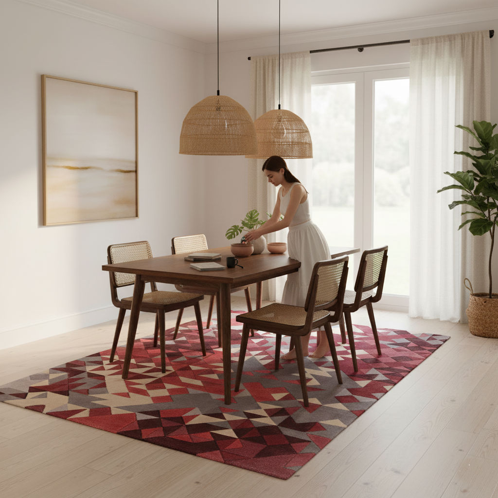 VARELIA - Hand Tufted Abstract Carpet